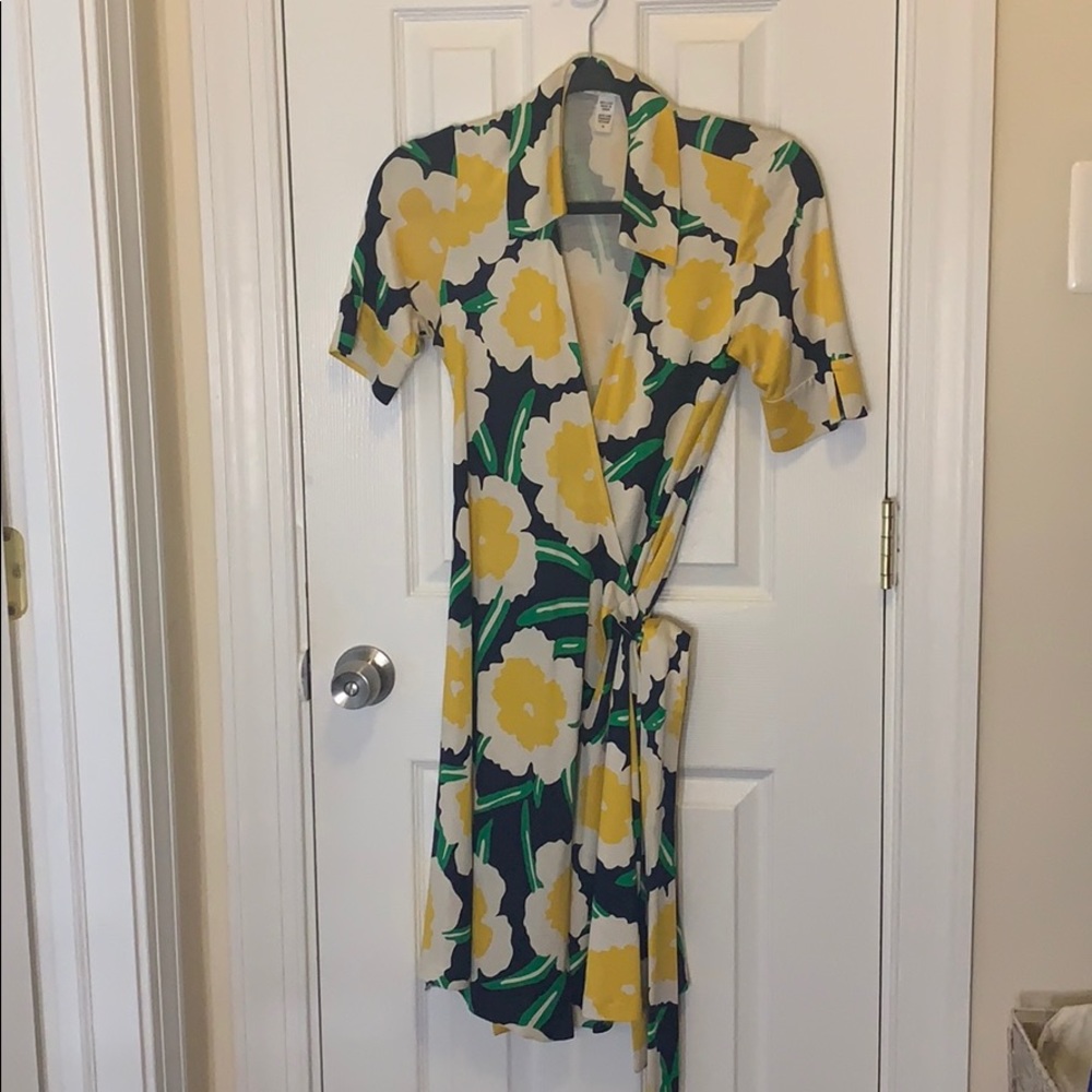 DVF Floral Wrap Dress